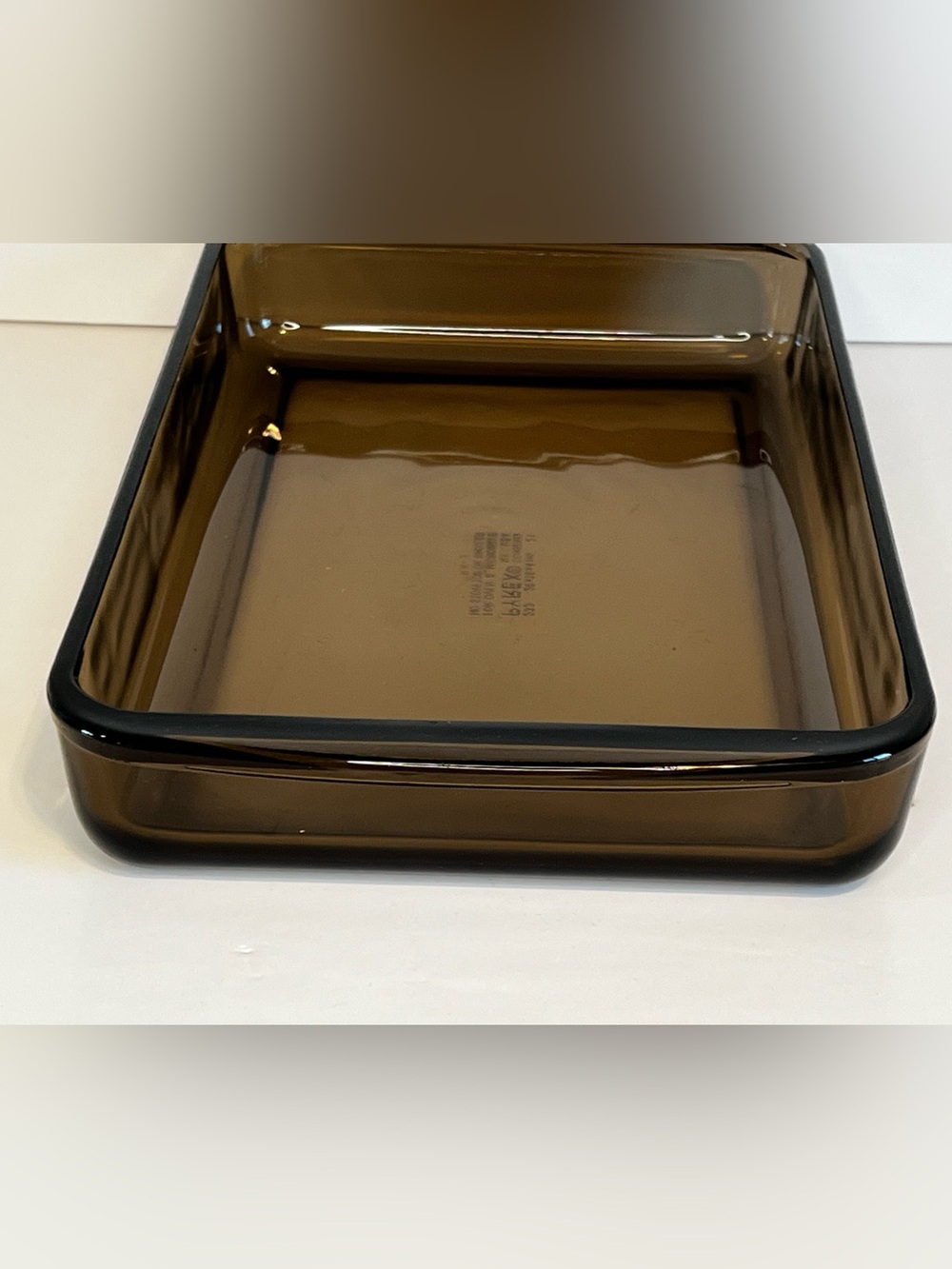 Vintage Pyrex #232 Amber Brown Glass Baking Pan Casserole Dish 13”x 8”x 2” 3QT